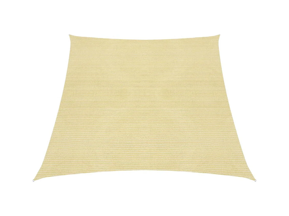 Voile d'ombrage 160 g-m² Beige 3-4x2 m PEHD