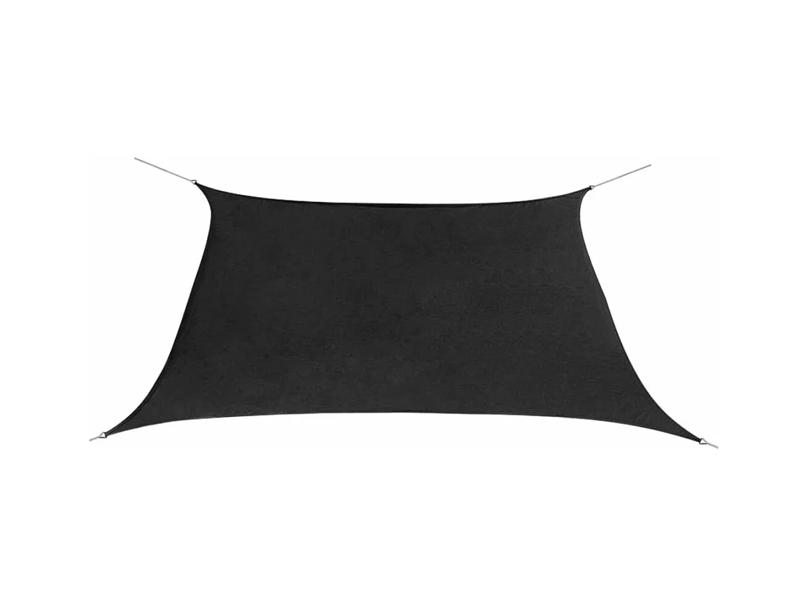 Parasol en tissu Oxford carré 3,6 x 3,6 m Anthracite