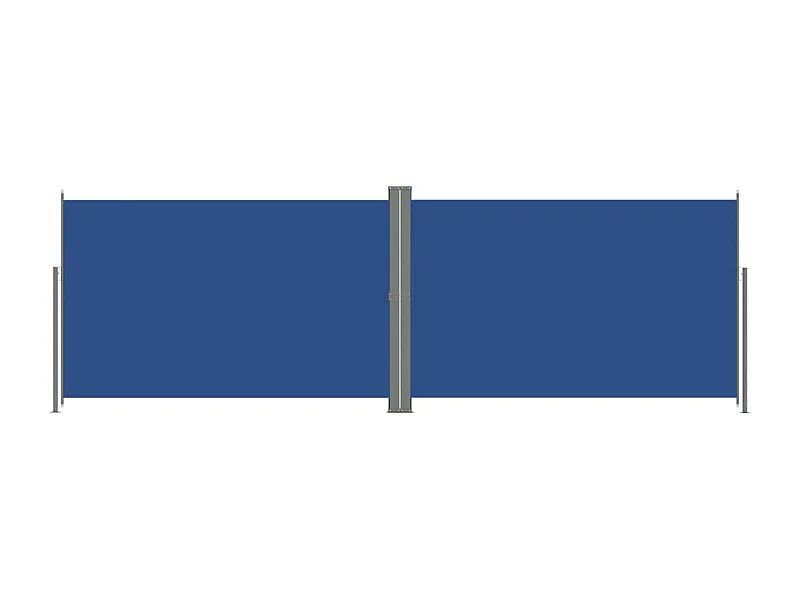 Auvent latéral rétractable Bleu 220x600