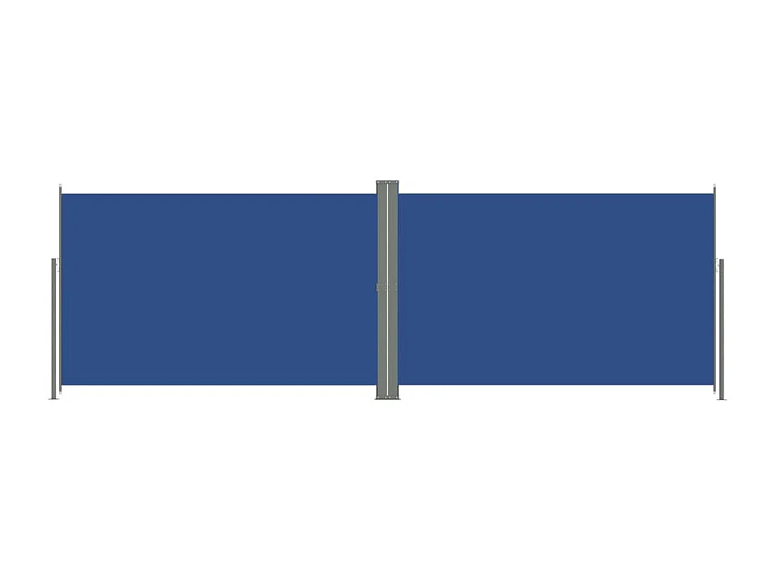 Auvent latéral rétractable Bleu 220x600