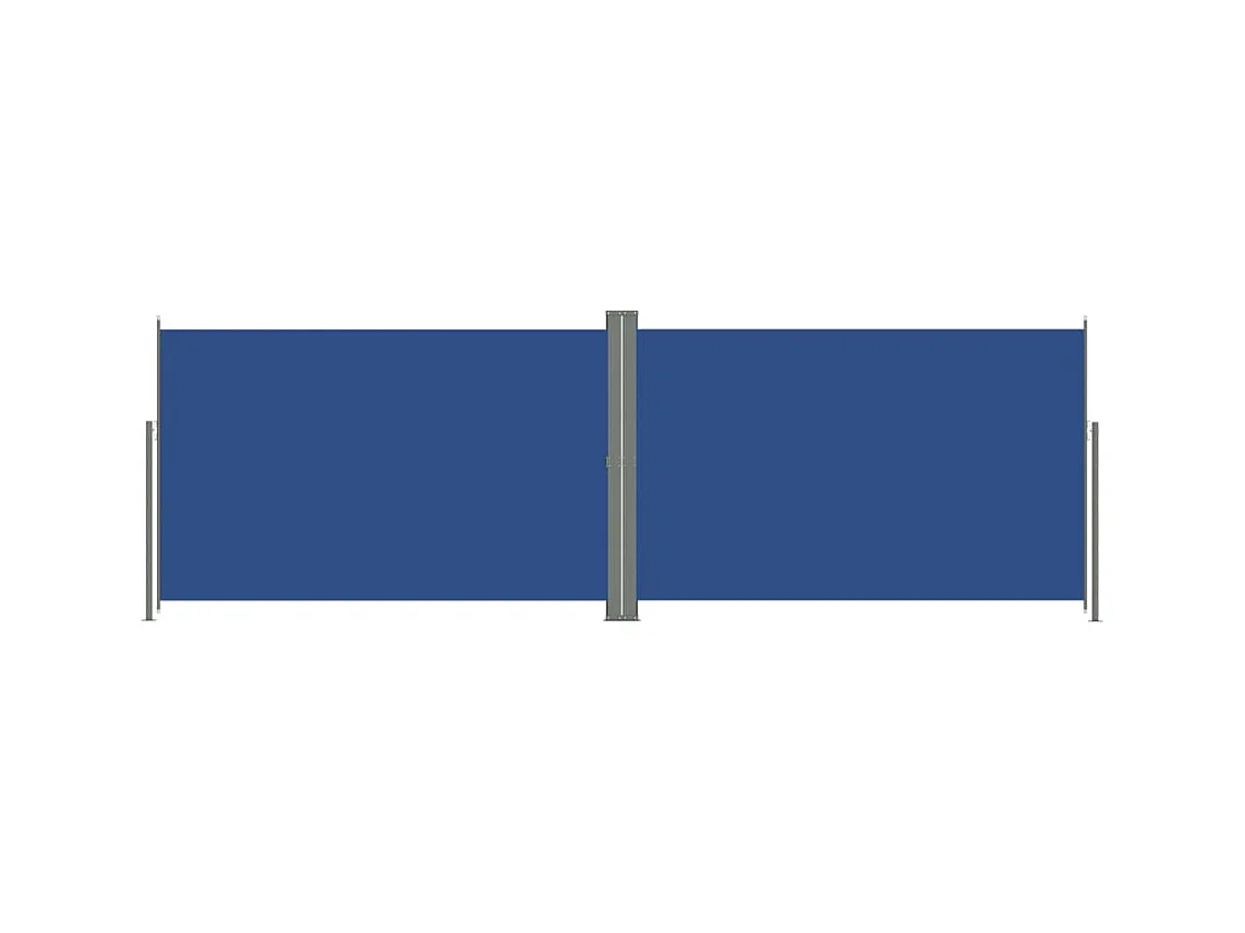 Auvent latéral rétractable Bleu 220x600