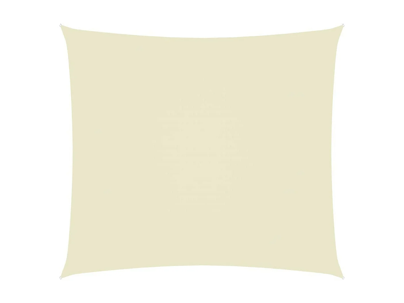 Voile de parasol Tissu Oxford rectangulaire 2,5x3,5 m Crème