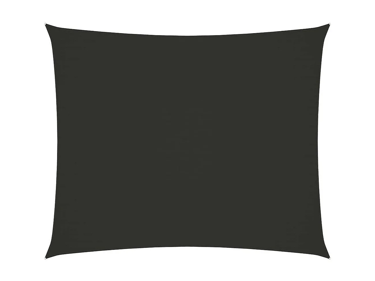 Voile de parasol Tissu Oxford rectangulaire 4x5 m Anthracite