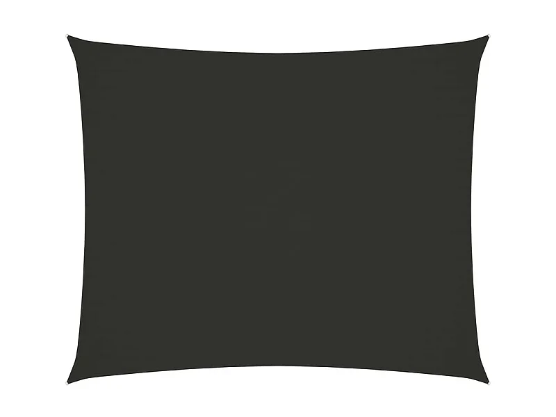 Voile de parasol Tissu Oxford rectangulaire 4x5 m Anthracite