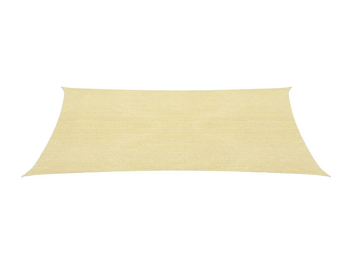 Voile de parasol PEHD Carré 2 x 2 m Beige