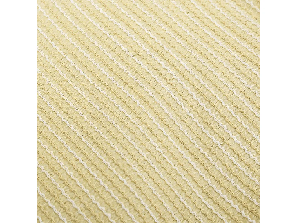Voile de parasol PEHD Carré 2 x 2 m Beige