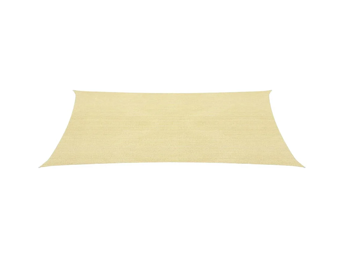 Voile de parasol PEHD Carré 2 x 2 m Beige