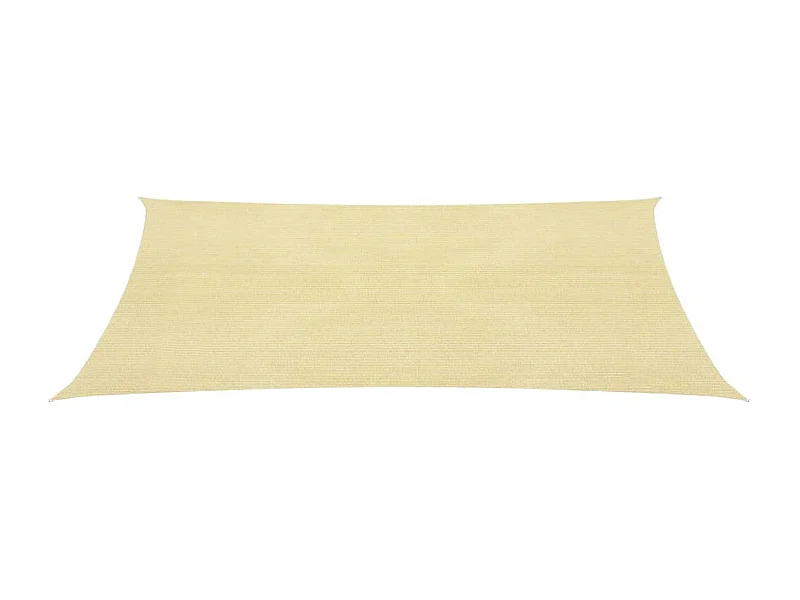 Voile de parasol PEHD Carré 2 x 2 m Beige