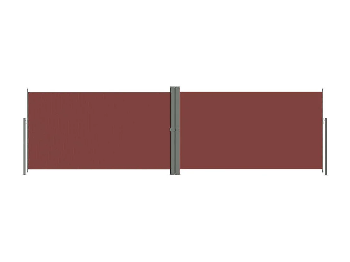 Auvent latéral rétractable Marron 180x600