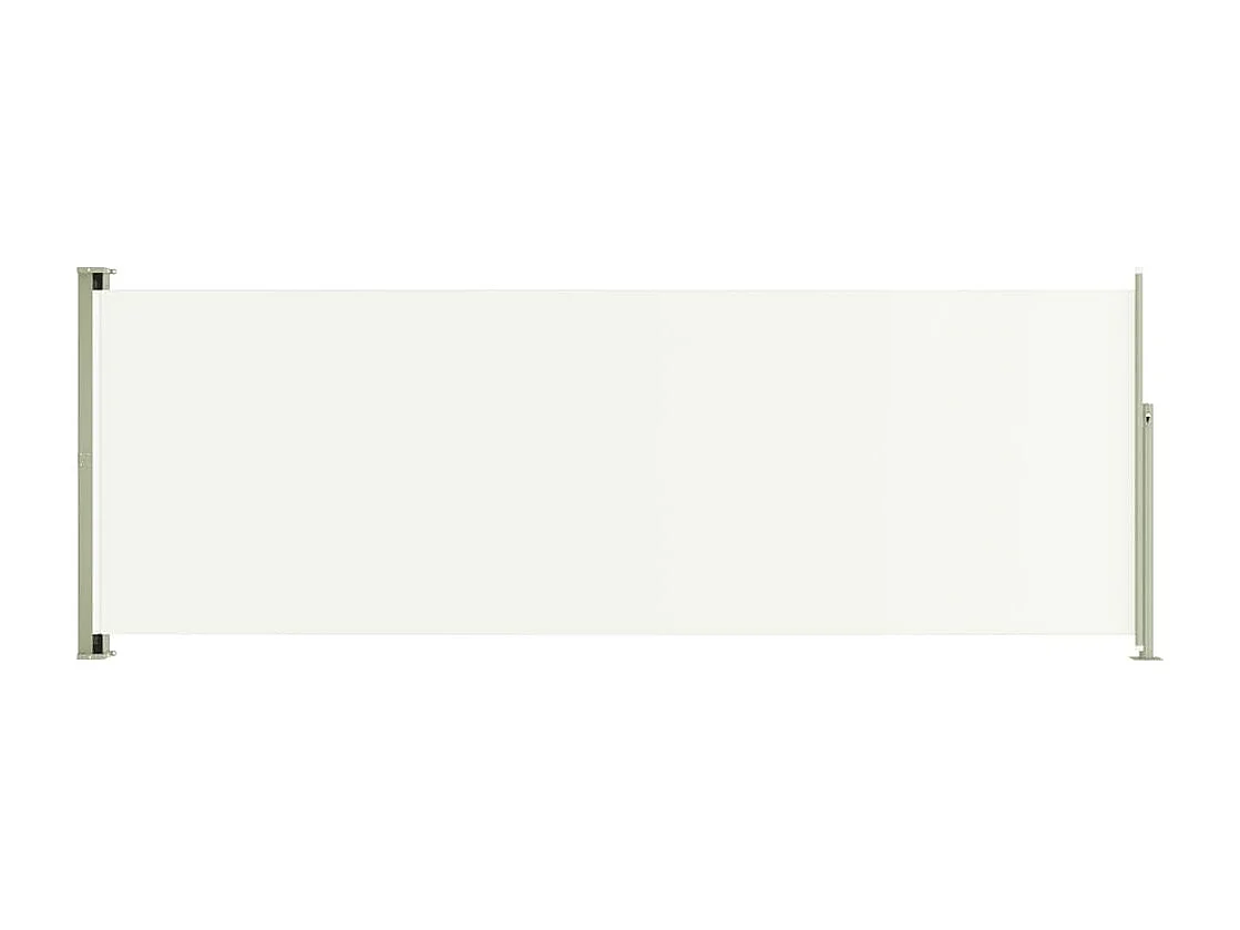 Auvent latéral rétractable de patio 220x600 Crème