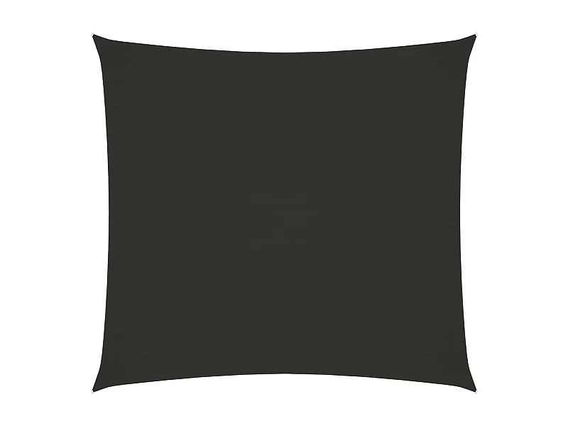 Voile de parasol Tissu Oxford carré 3x3 m Anthracite