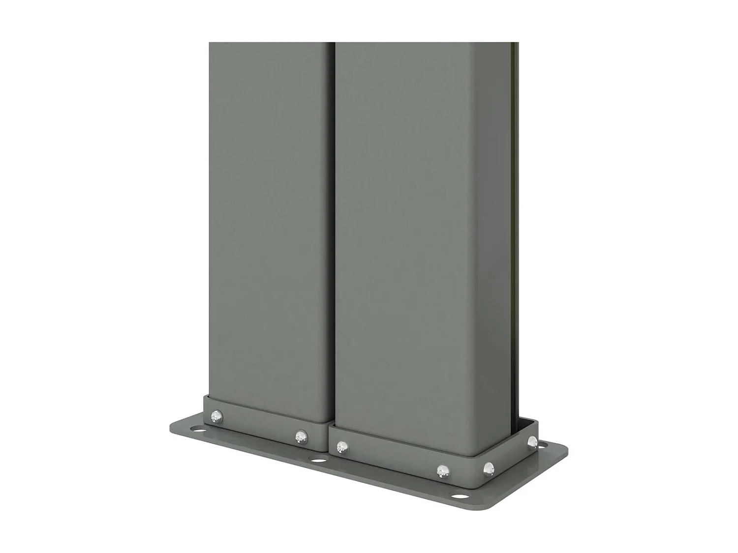 Auvent latéral rétractable Anthracite 180x600
