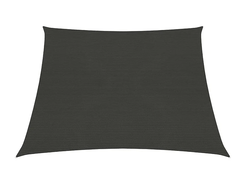 Voile d'ombrage 160 g-m² Anthracite 3-4x3 m PEHD