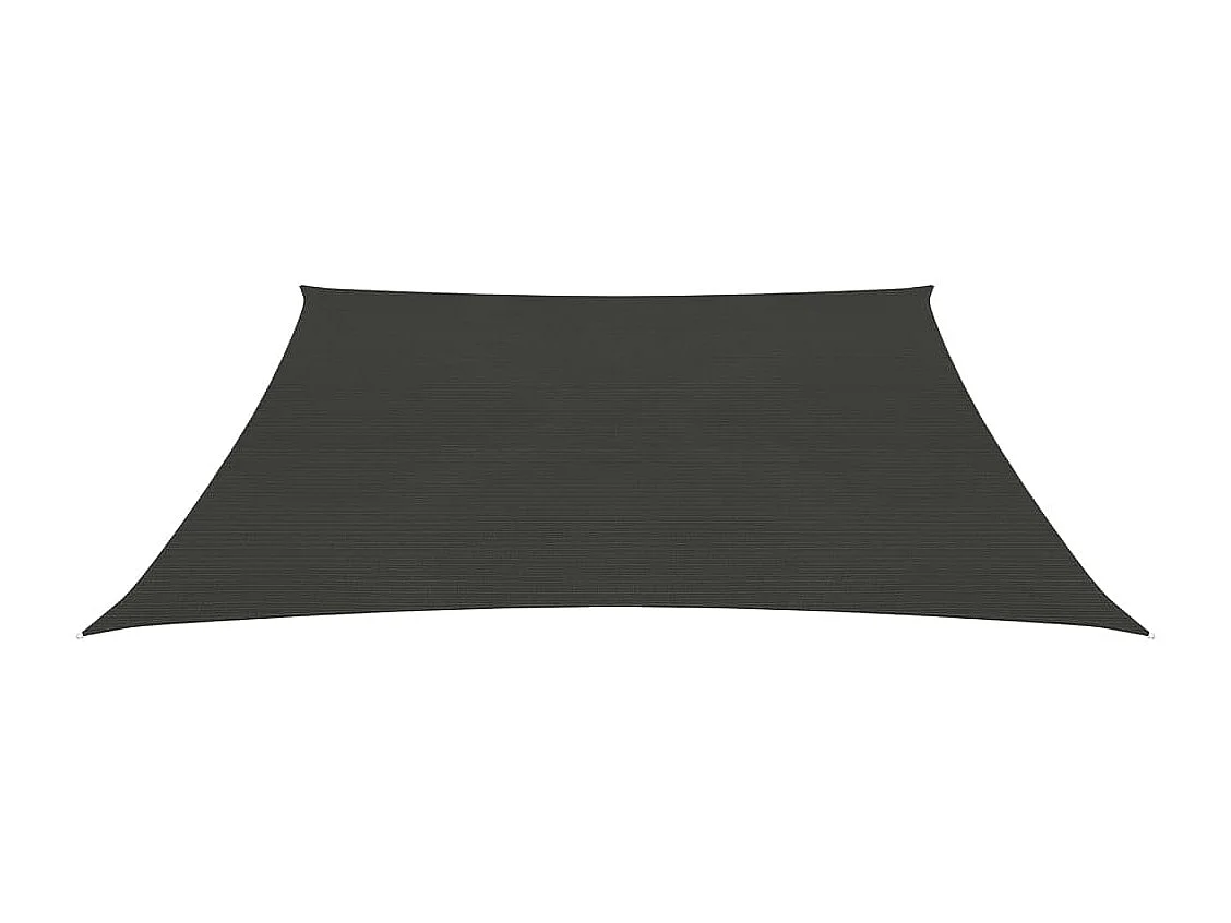 Voile d'ombrage 160 g-m² Anthracite 3-4x3 m PEHD