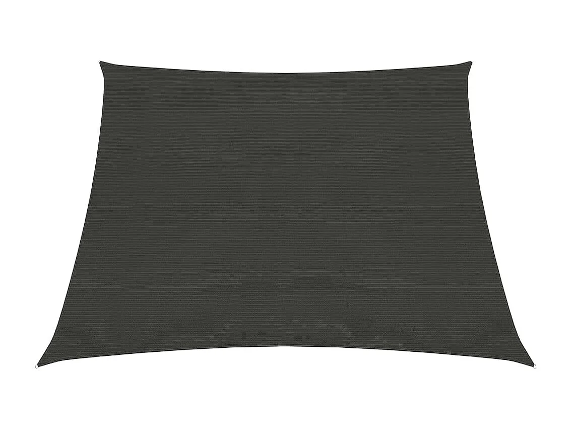 Voile d'ombrage 160 g-m² Anthracite 3-4x3 m PEHD