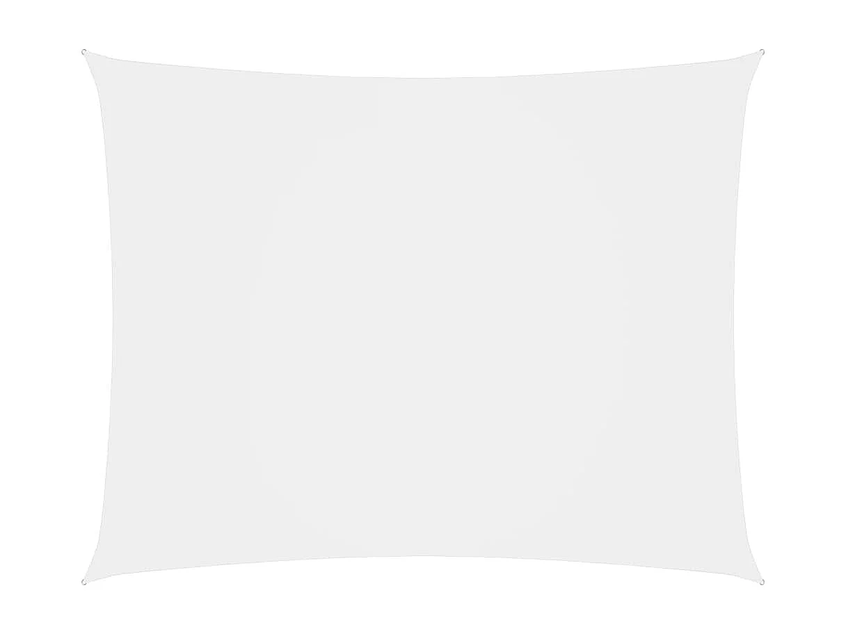 Voile de parasol Tissu Oxford rectangulaire 2,5x3,5 m Blanc