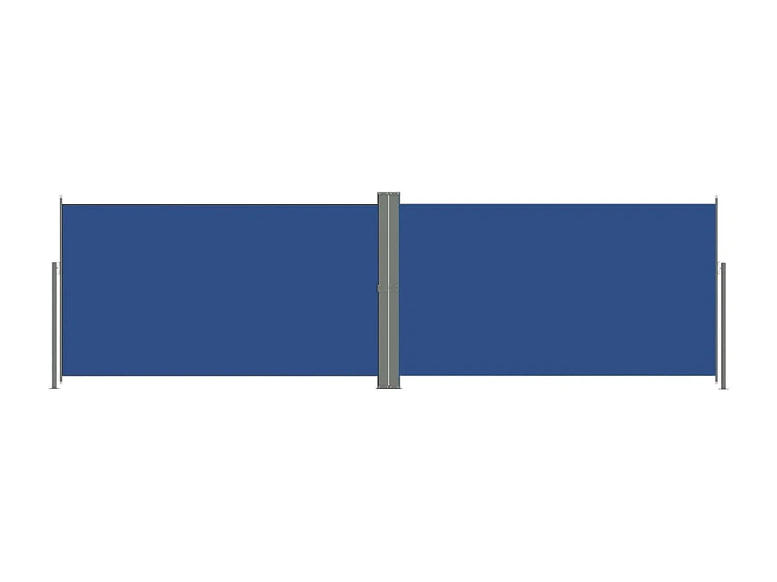 Auvent latéral rétractable Bleu 180x600