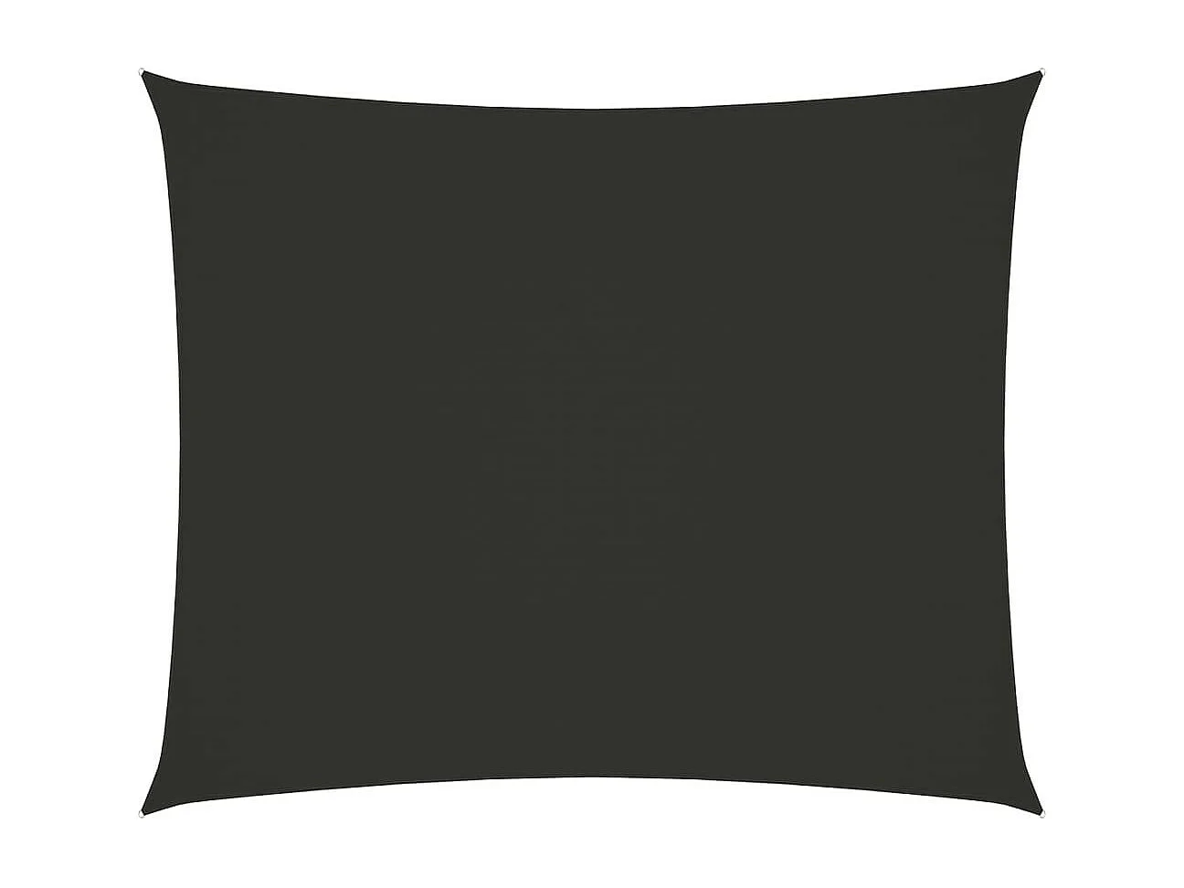 Voile de parasol Tissu Oxford rectangulaire 5x6 m Anthracite