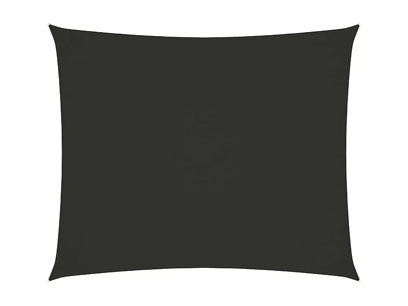 Voile de parasol Tissu Oxford rectangulaire 5x6 m Anthracite
