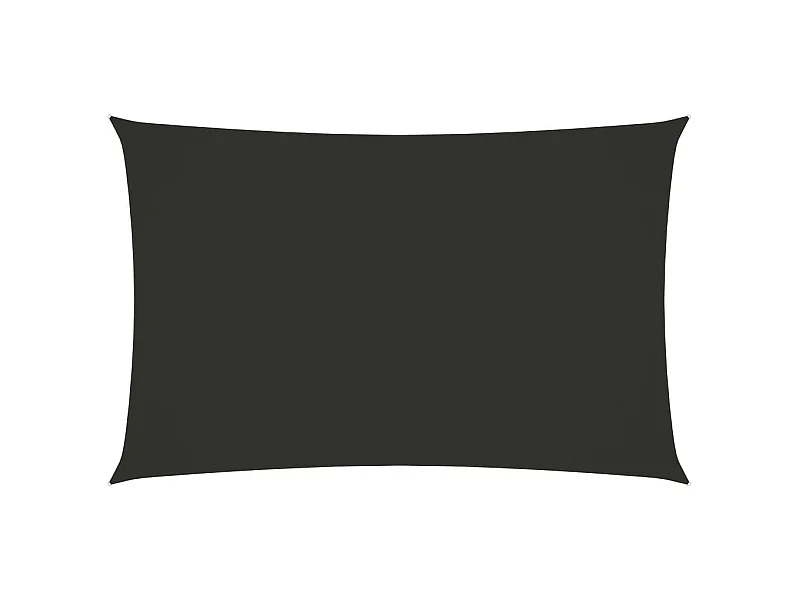 Voile de parasol Tissu Oxford rectangulaire 3,5x5 m Anthracite