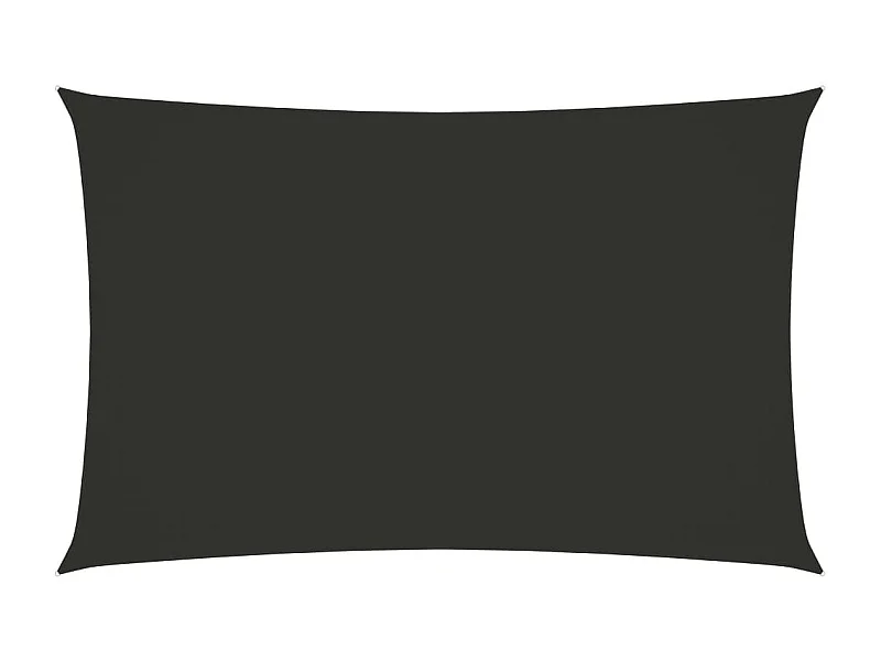 Voile de parasol Tissu Oxford rectangulaire 3,5x5 m Anthracite