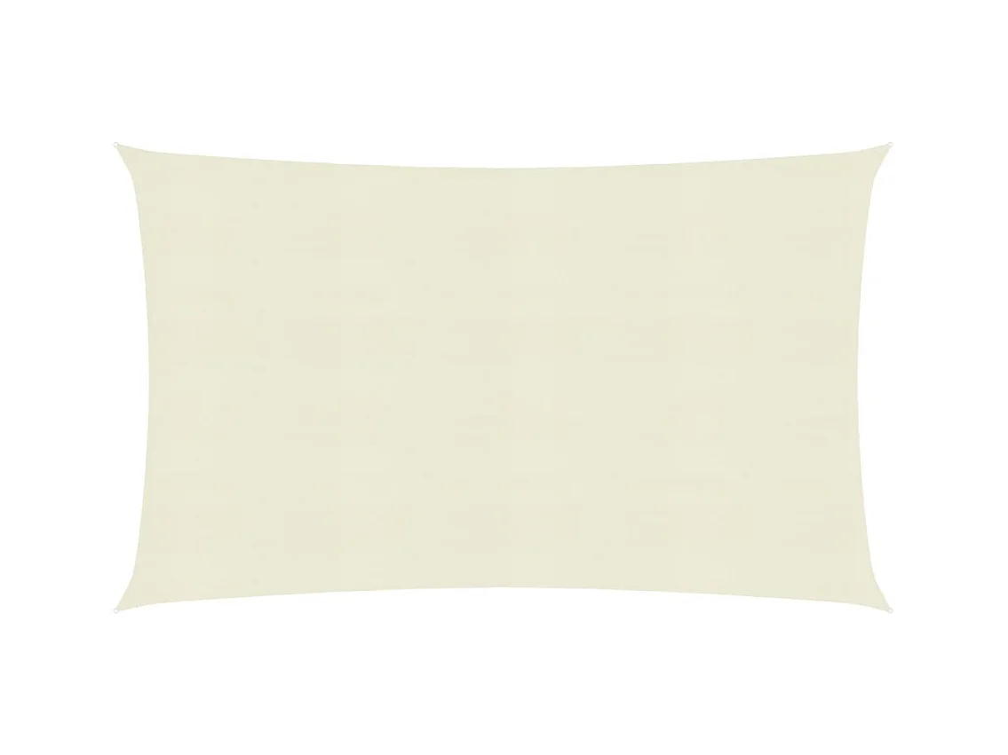 Voile d'ombrage 160 g-m² Crème 2x5 m PEHD