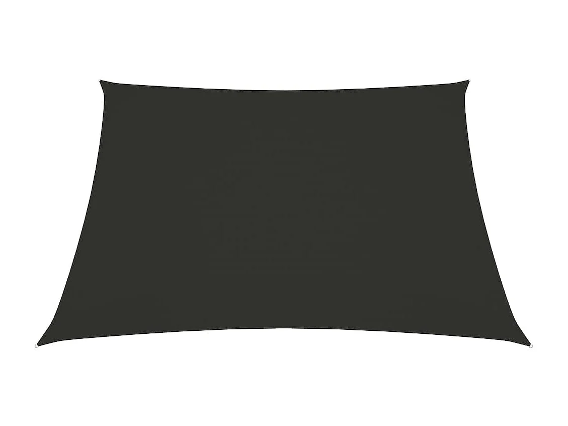 Voile de parasol Tissu Oxford carré 4,5x4,5 m Anthracite