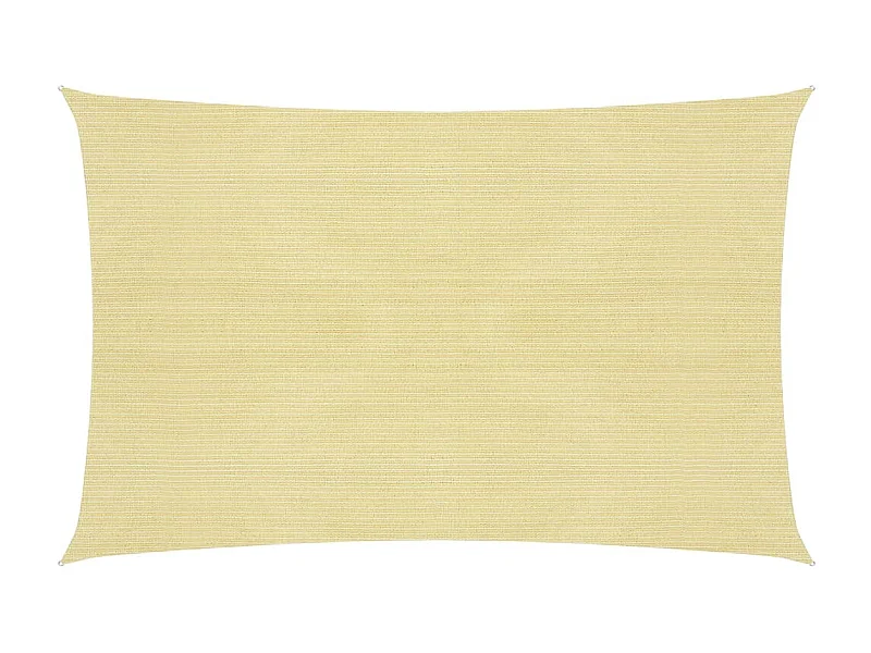 Voile d'ombrage 160 g-m² Beige 2x3,5 m PEHD