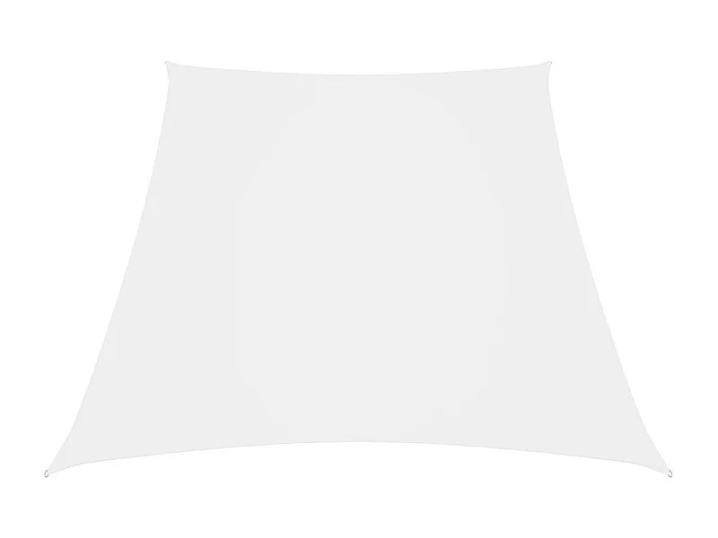Voile de parasol Tissu Oxford trapèze 3-4x2 m Blanc