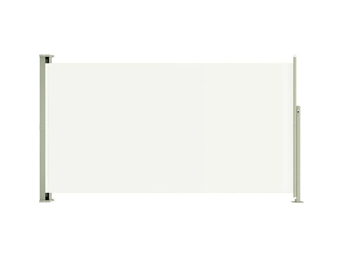 Auvent latéral rétractable de patio 170x300 Crème