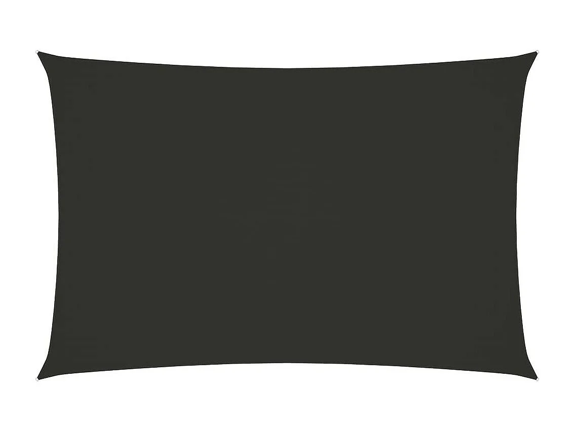 Voile de parasol Tissu Oxford rectangulaire 5x7 m Anthracite