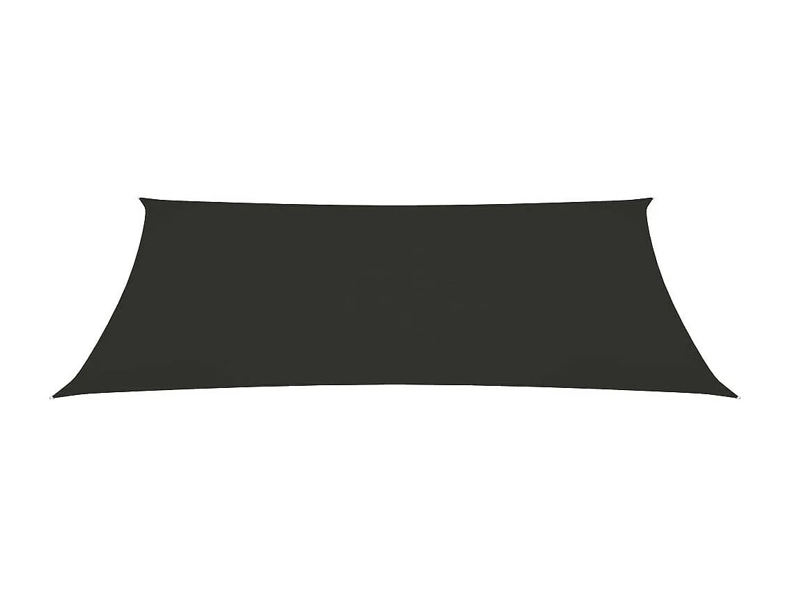 Voile de parasol Tissu Oxford rectangulaire 5x7 m Anthracite