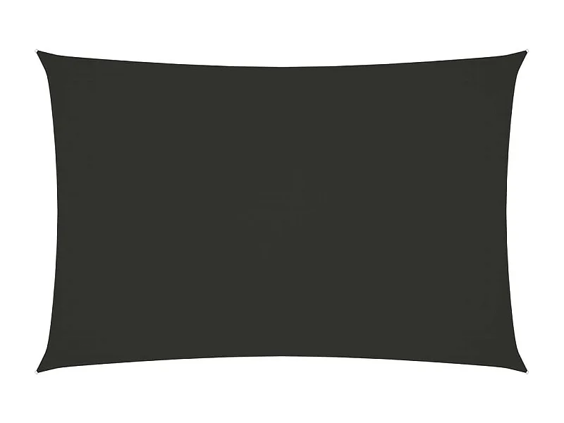 Voile de parasol Tissu Oxford rectangulaire 5x7 m Anthracite