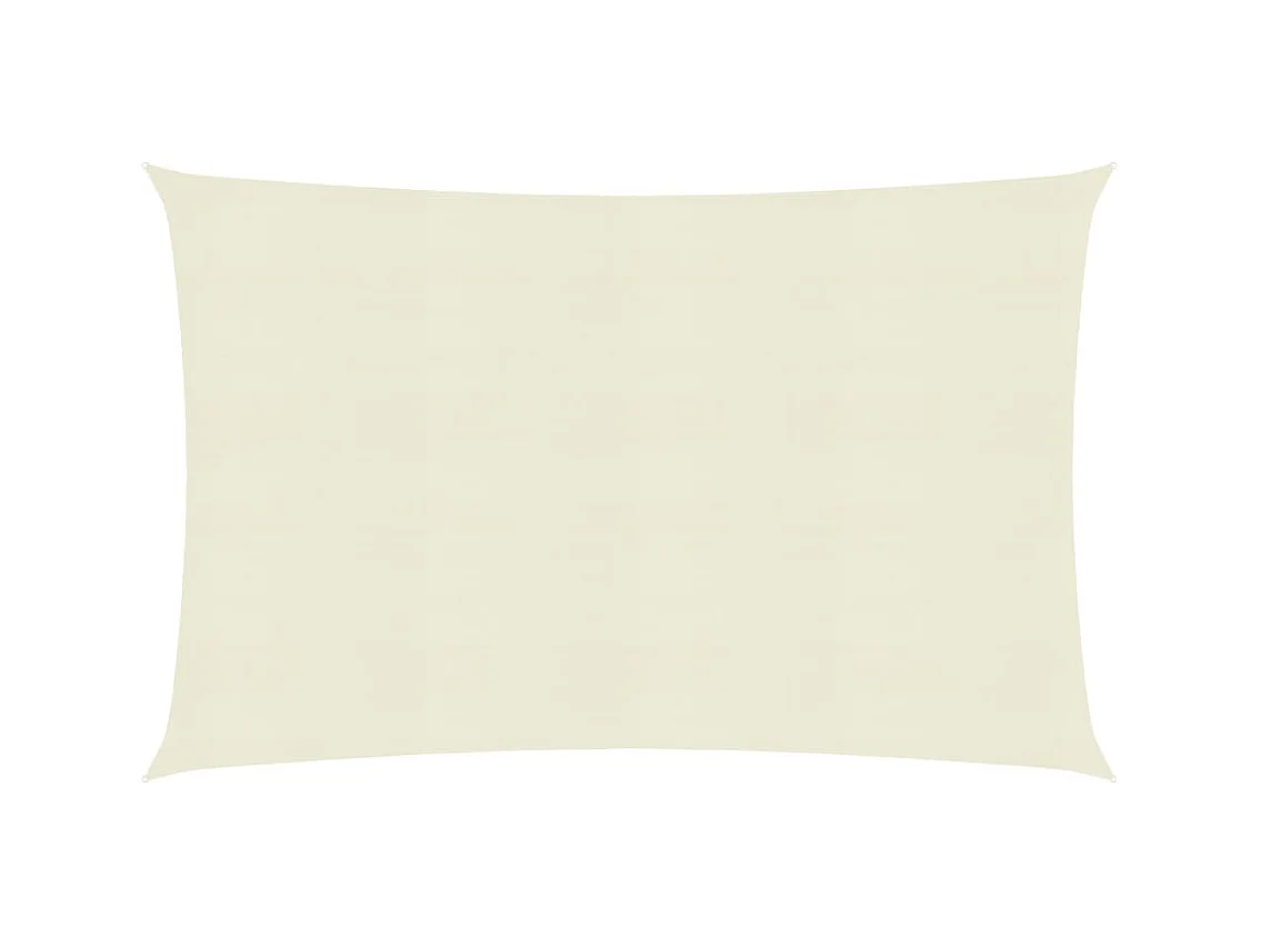 Voile d'ombrage 160 g-m² Crème 2x3,5 m PEHD
