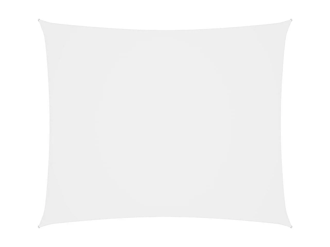 Voile de parasol Tissu Oxford rectangulaire 4x5 m Blanc