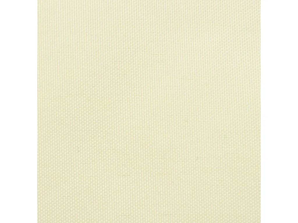 Voile de parasol Tissu Oxford rectangulaire 3,5x4,5 m Crème
