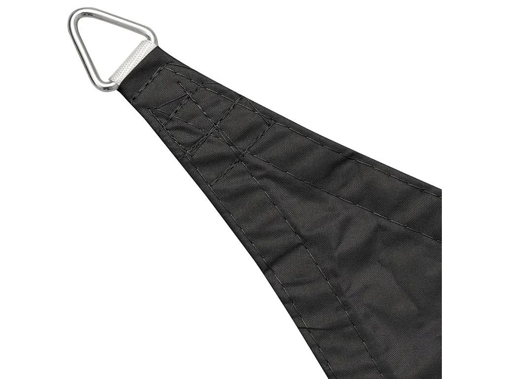 Parasol en tissu Oxford rectangulaire 2x4 m Anthracite