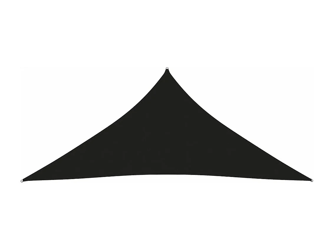 Voile de parasol Tissu Oxford triangulaire 3x4x4 m Noir