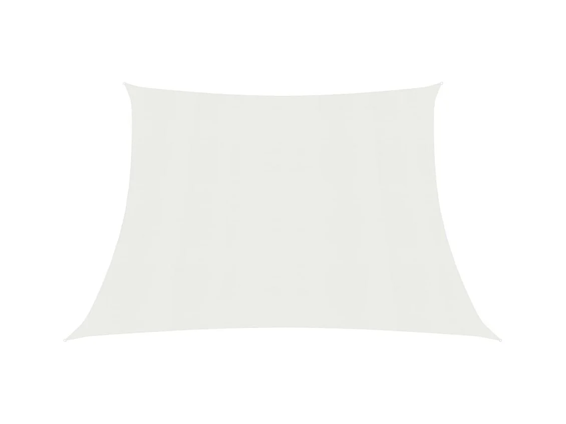 Voile d'ombrage 160 g-m² Blanc 3-4x2 m PEHD