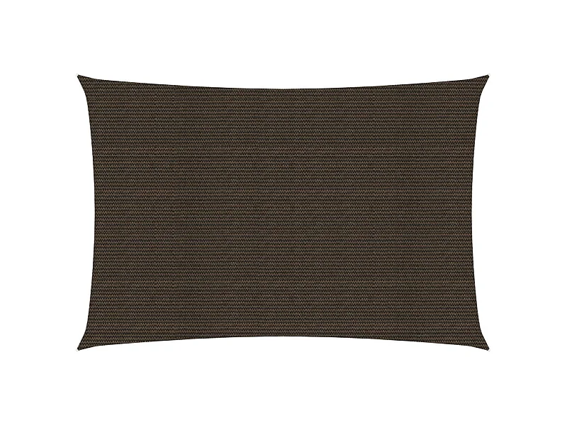 Voile d'ombrage 160 g-m² Marron 2x4,5 m PEHD