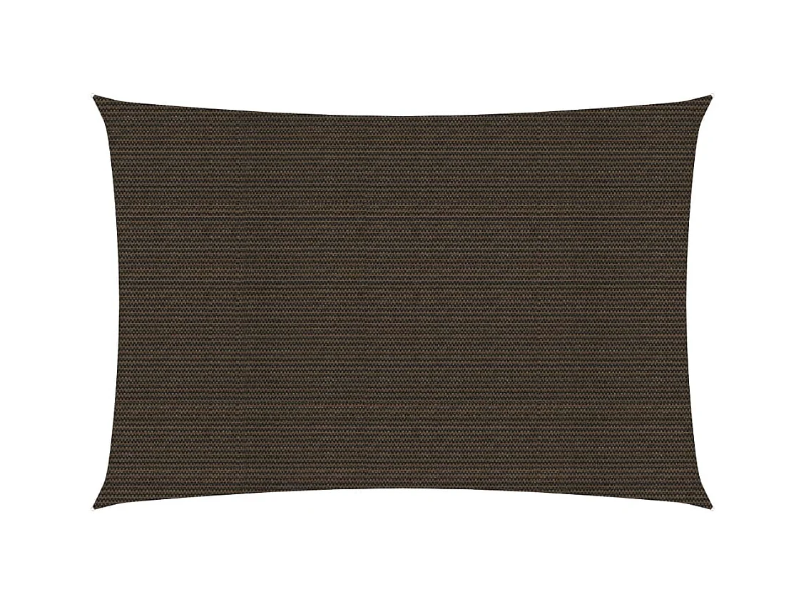 Voile d'ombrage 160 g-m² Marron 2x4,5 m PEHD