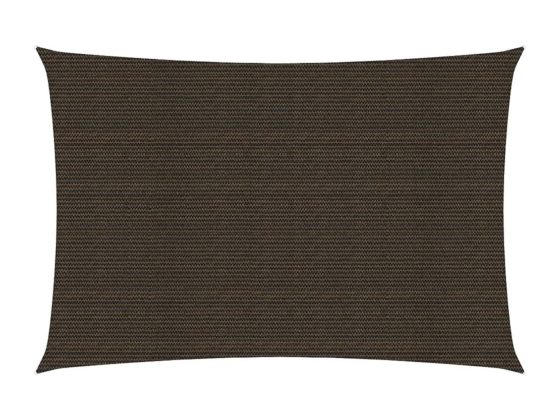 Voile d'ombrage 160 g-m² Marron 2x4,5 m PEHD