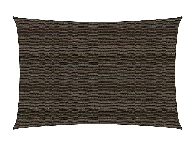 Voile d'ombrage 160 g-m² Marron 2x4,5 m PEHD