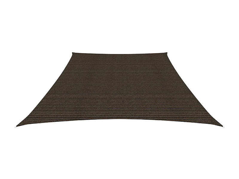 Voile d'ombrage 160 g-m² Marron 3-4x2 m PEHD
