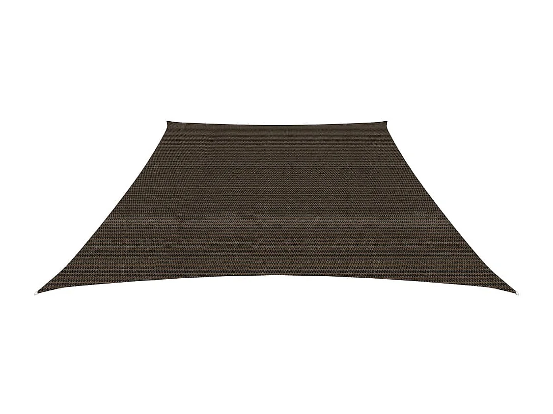 Voile d'ombrage 160 g-m² Marron 3-4x2 m PEHD