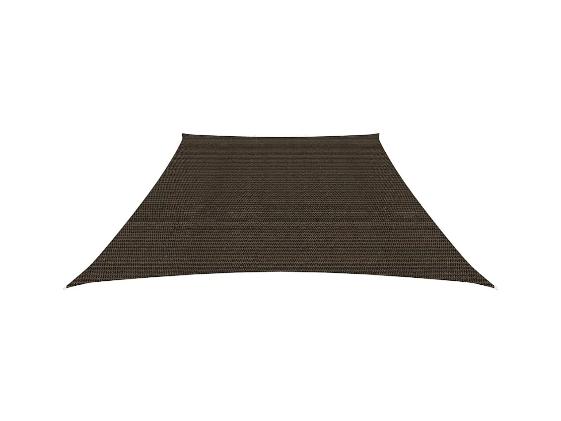 Voile d'ombrage 160 g-m² Marron 3-4x2 m PEHD