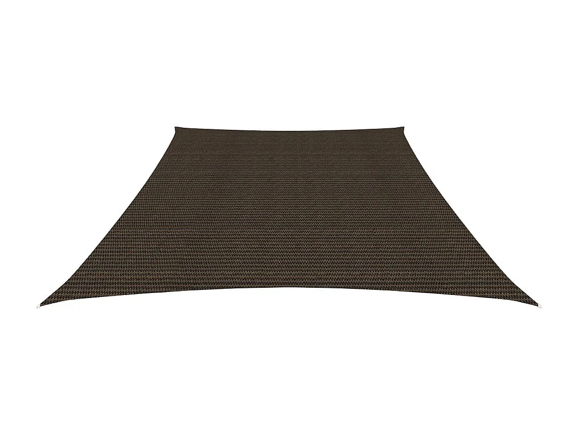 Voile d'ombrage 160 g-m² Marron 3-4x2 m PEHD