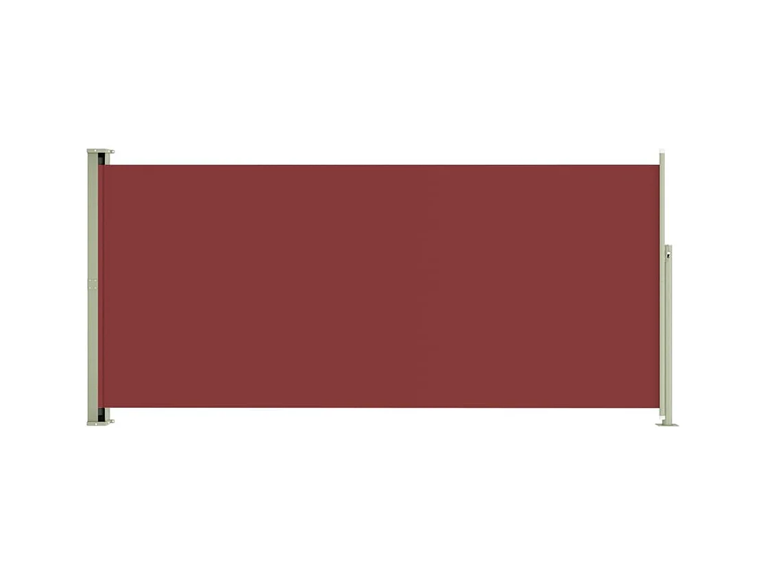 Auvent latéral rétractable de patio 140x300 Rouge