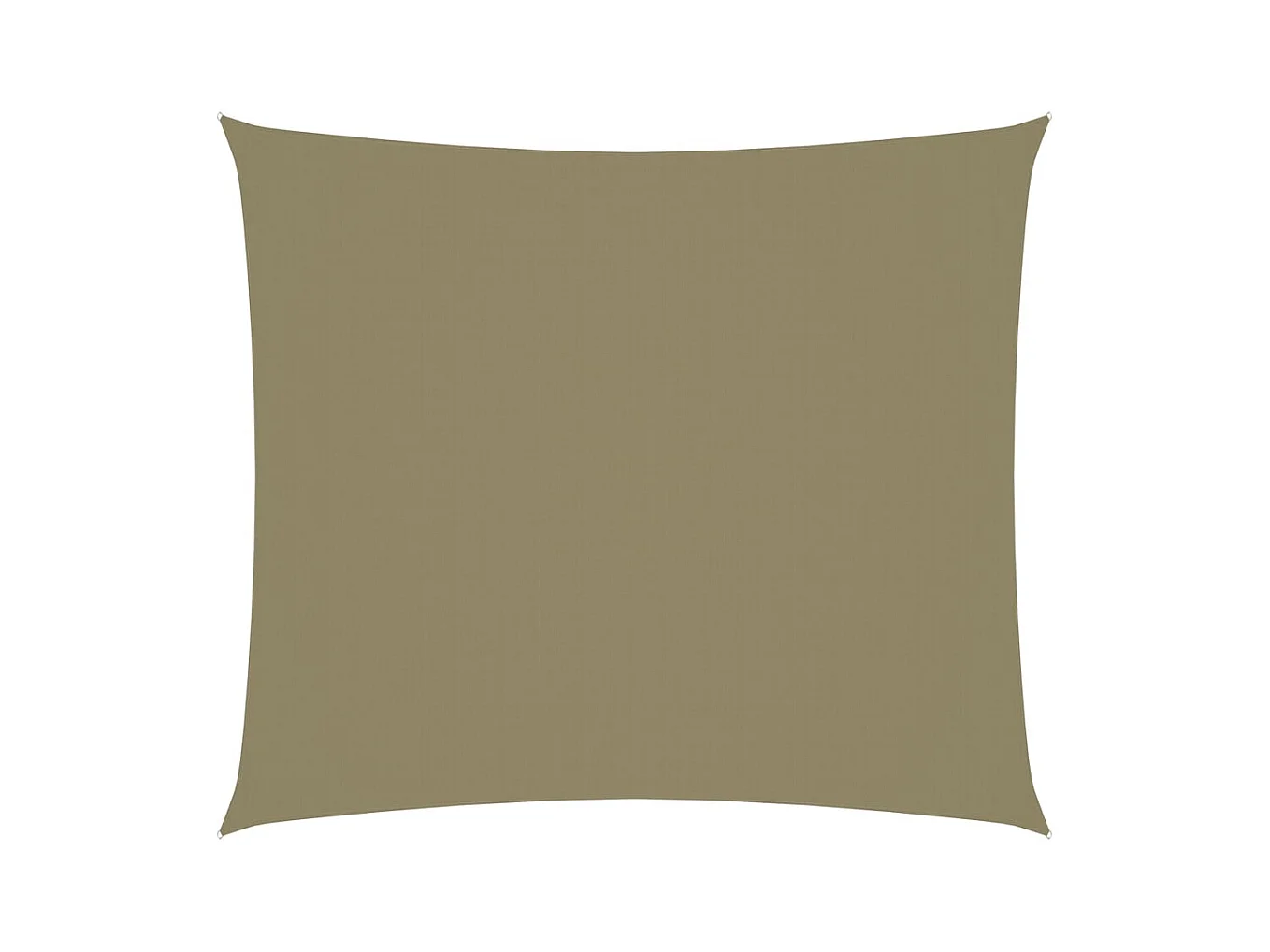 Voile de parasol Tissu Oxford rectangulaire 2,5x3 m Beige