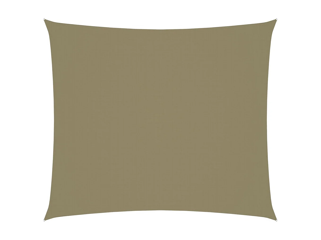 Voile de parasol Tissu Oxford rectangulaire 2,5x3 m Beige